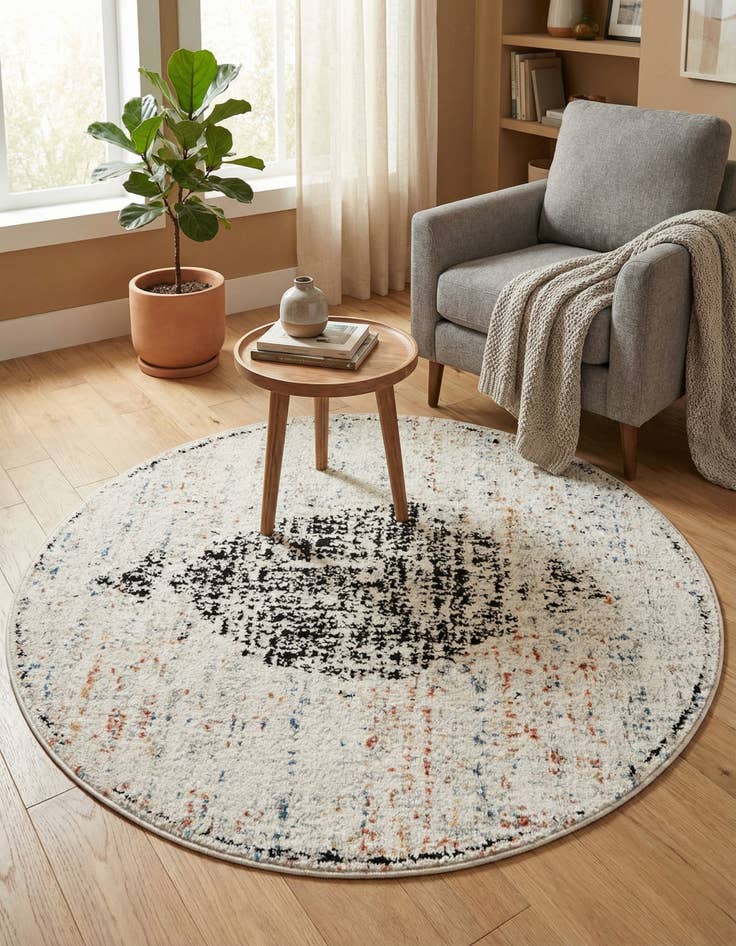 Detail image of 3' 3 x 3' 3 Aramis Round Rug