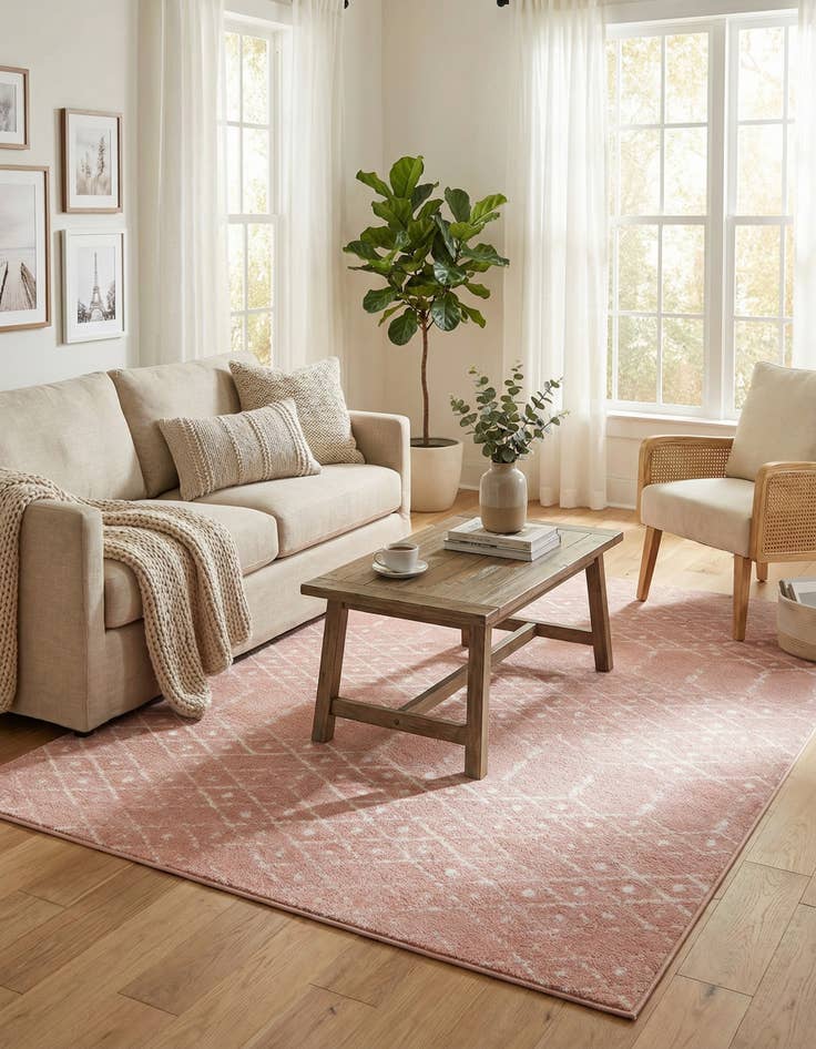 Detail image of  7' x 10' Paxon Trellis Rug