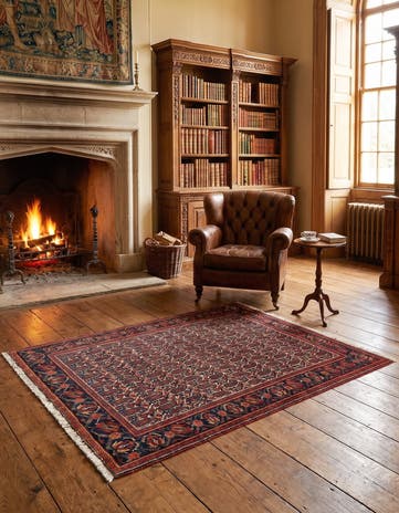 4' 6 x 6' 3 Malayer Wool Rug