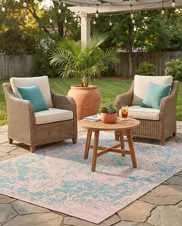 7' x 10' Easy-Clean Jill Zarin Dubai Indoor / Outdoor Rug