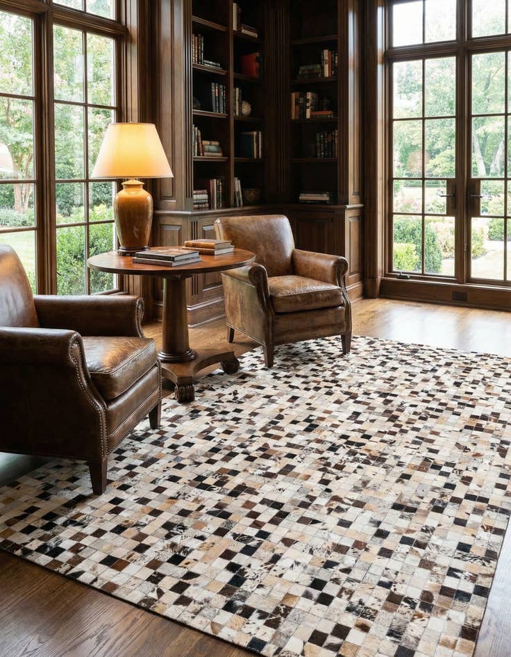 Detail image of  5' x 8' Cowhide Rug