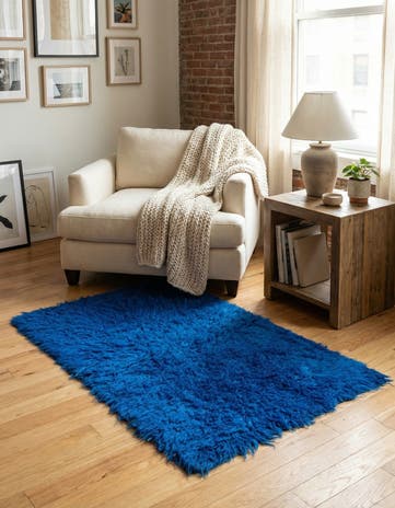 2' 6 x 4' Hand Knotted Moroccan Wool Rug