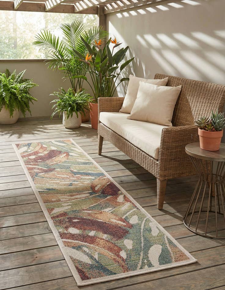 Detail image of 2' x 7' 10  Washable Baja Indoor / Outdoor Runner Rug