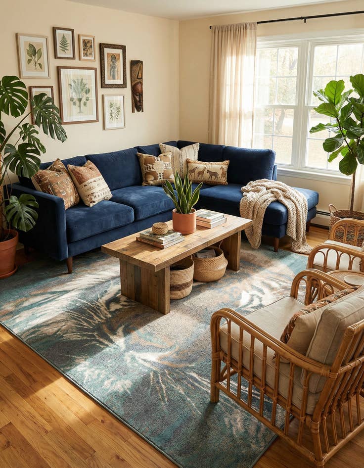 Detail image of  7' 10 x 10' Savannah Rug