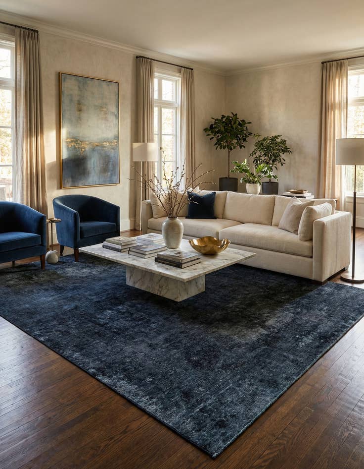 Detail image of 9' 2 x 12' 5  Hand Knotted Ultra Vintage Persian Wool Rug