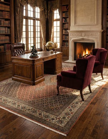 6' 8 x 10' 6 Tabriz Mahi Rug