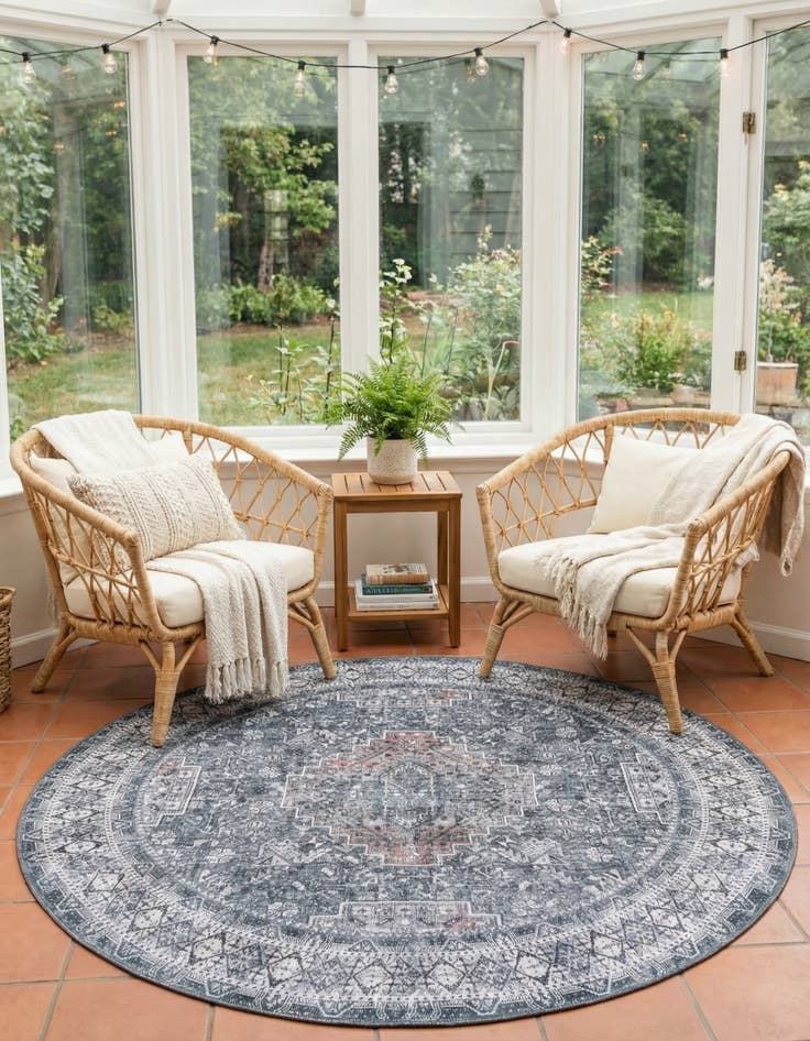 Detail image of  7' 10 x 7' 10 Timeless Round Rug