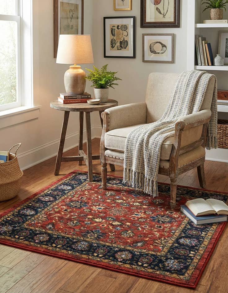 Detail image of  3' 3 x 3' 3 Medina Square Rug