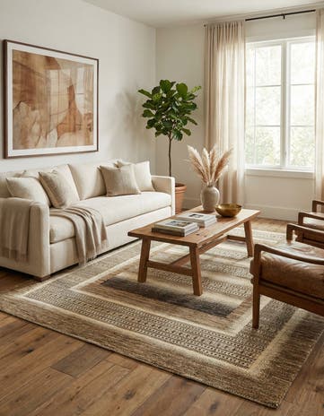 5' 9 x 7' 9 Hand Knotted Kashkuli Rug
