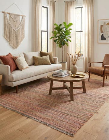 5' 10 x 8' Hand Woven Kilim Modern Wool Rug