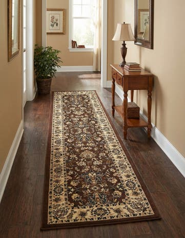 Brown Yasmin Runner Rug