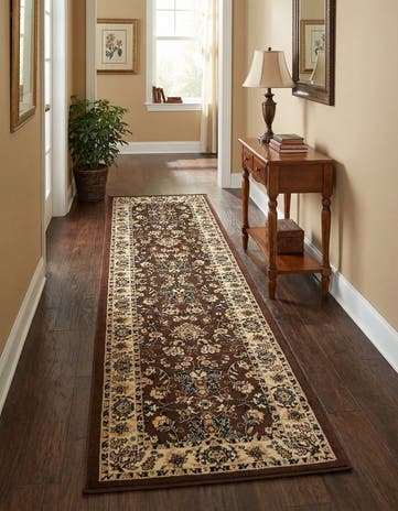 2' 7 x 10' Kashan Design Runner Rug