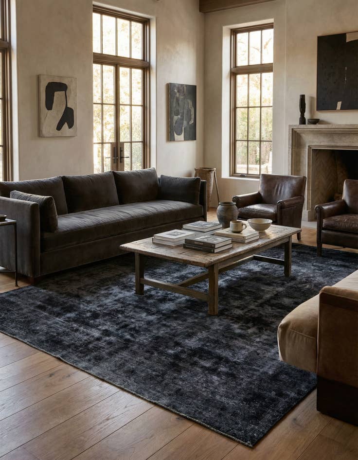 Detail image of 9' 4 x 12' 6 Hand Knotted Ultra Vintage Persian Wool Rug