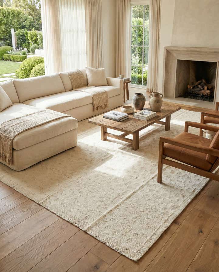 9' 8 x 14' 1 Hand Knotted Moroccan Wool Rug