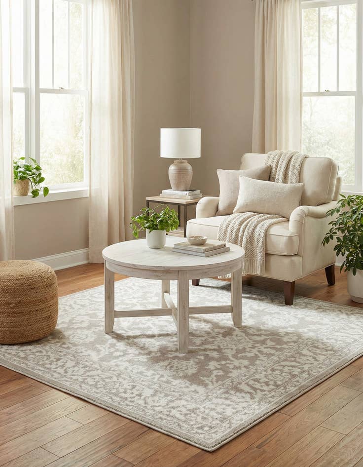 Detail image of  4' x 4' Charlotte Square Rug