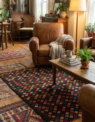 3' 8 x 5' 6 Hand Knotted Balouch Wool Rug