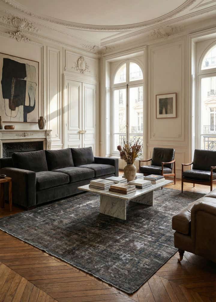 7' 5 x 10' 5 Hand Knotted Ultra Vintage Persian Wool Rug