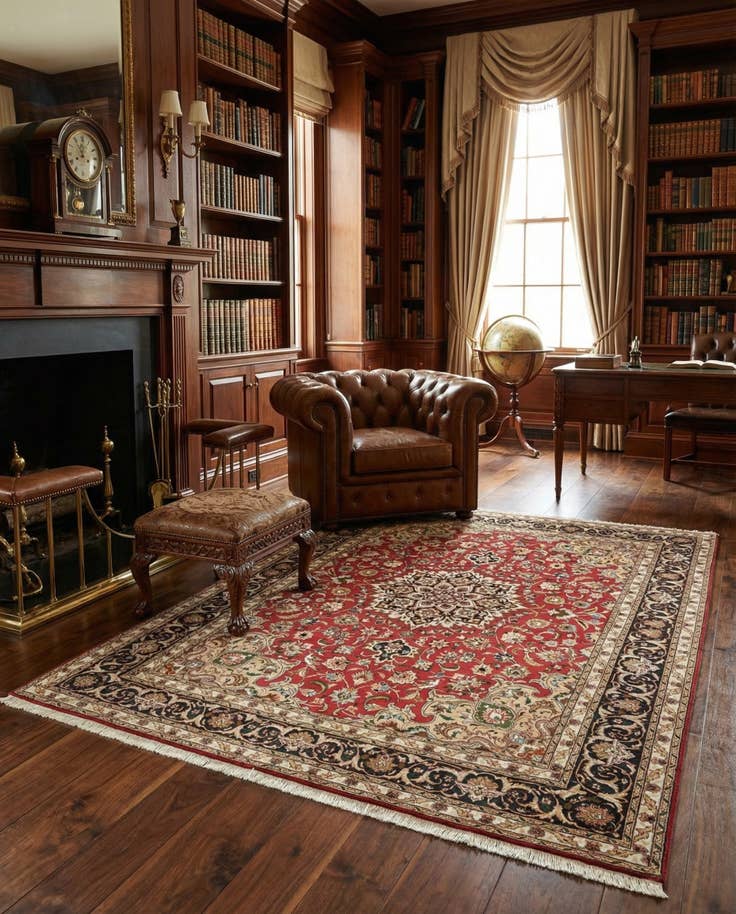 Detail image of 5' 2 x 6' 9 Tabriz Rug