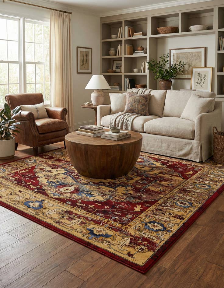 Detail image of 8' x 8' Georgetown Square Rug