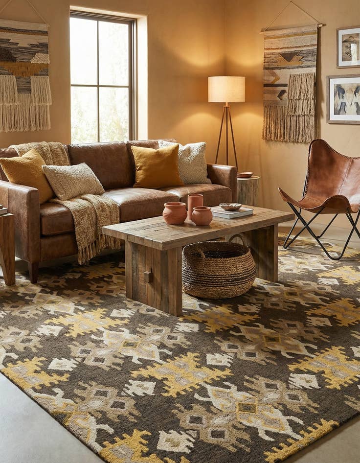 Detail image of 8' x 10' Luna Wool Rug