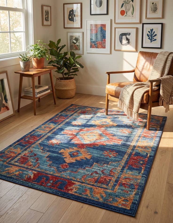 Detail image of 2' x 3'  Washable Belize Indoor / Outdoor Rug
