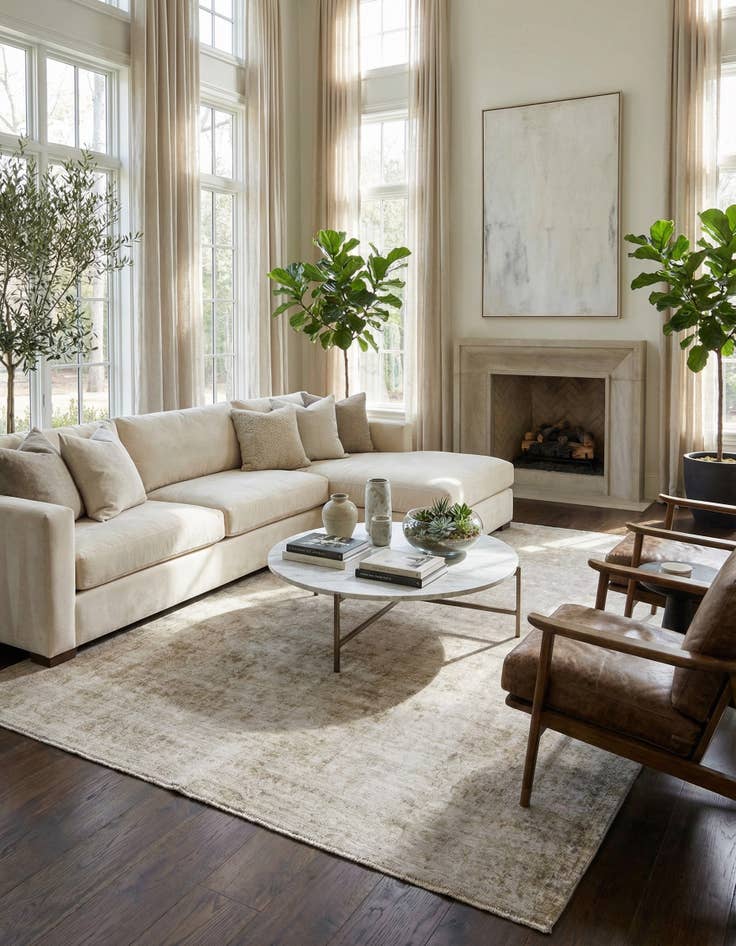 Detail image of 9' 4 x 12' 5  Hand Knotted Ultra Vintage Persian Wool Rug