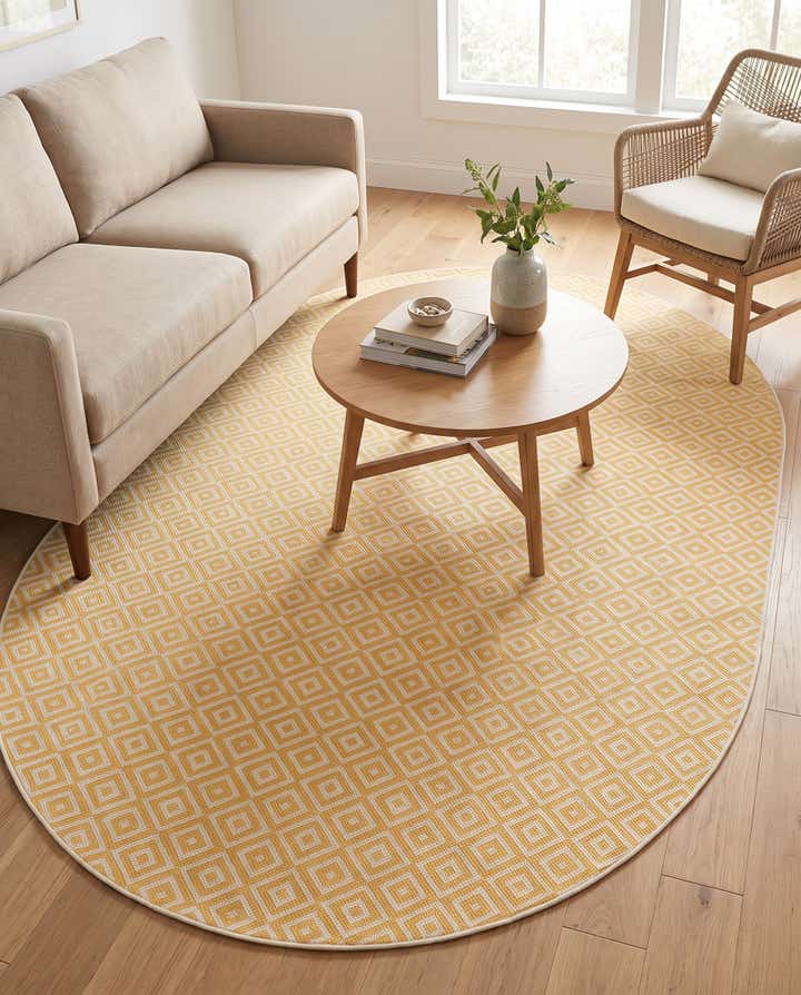 7' 10 x 10' Easy-Clean Jill Zarin Costa Rica Indoor / Outdoor Oval Rug
