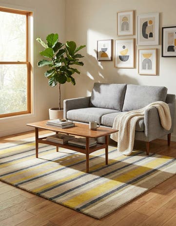 4' x 5' 6 Luna Wool Rug