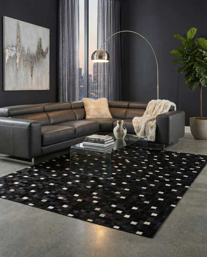 5' x 8' Cowhide - Patchwork Rug