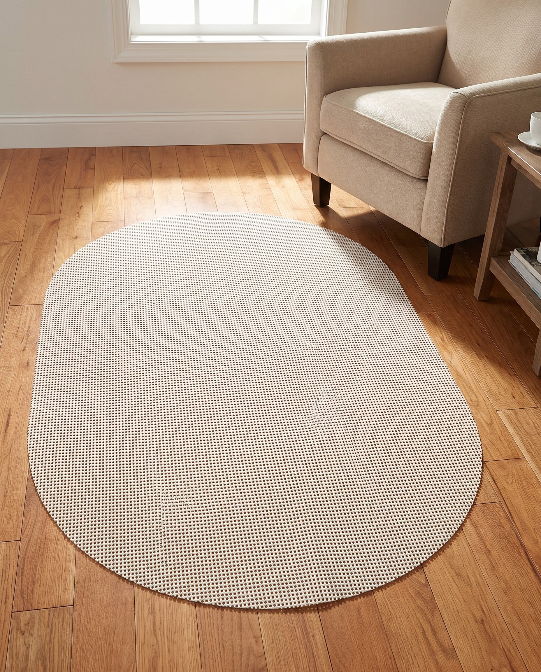 3' x 5' Oval Non-Slip Rug Pad
