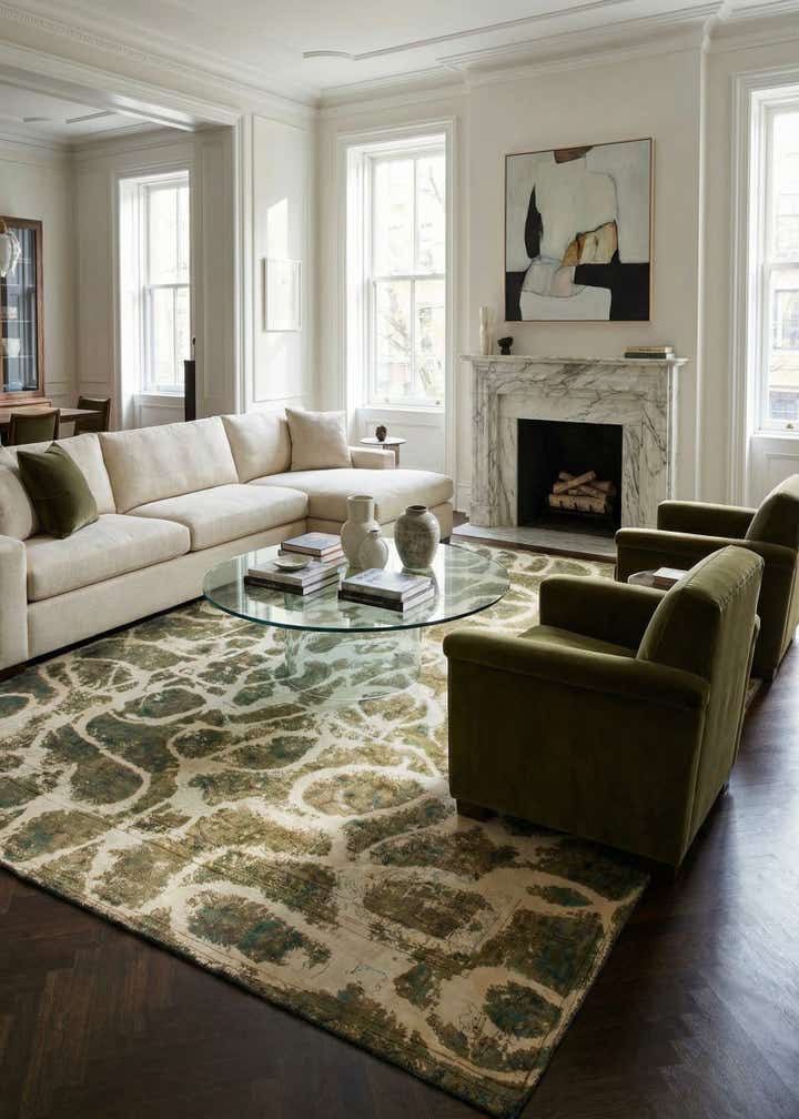 9' 3 x 12' 3 Hand Knotted Ultra Vintage Persian Wool Rug