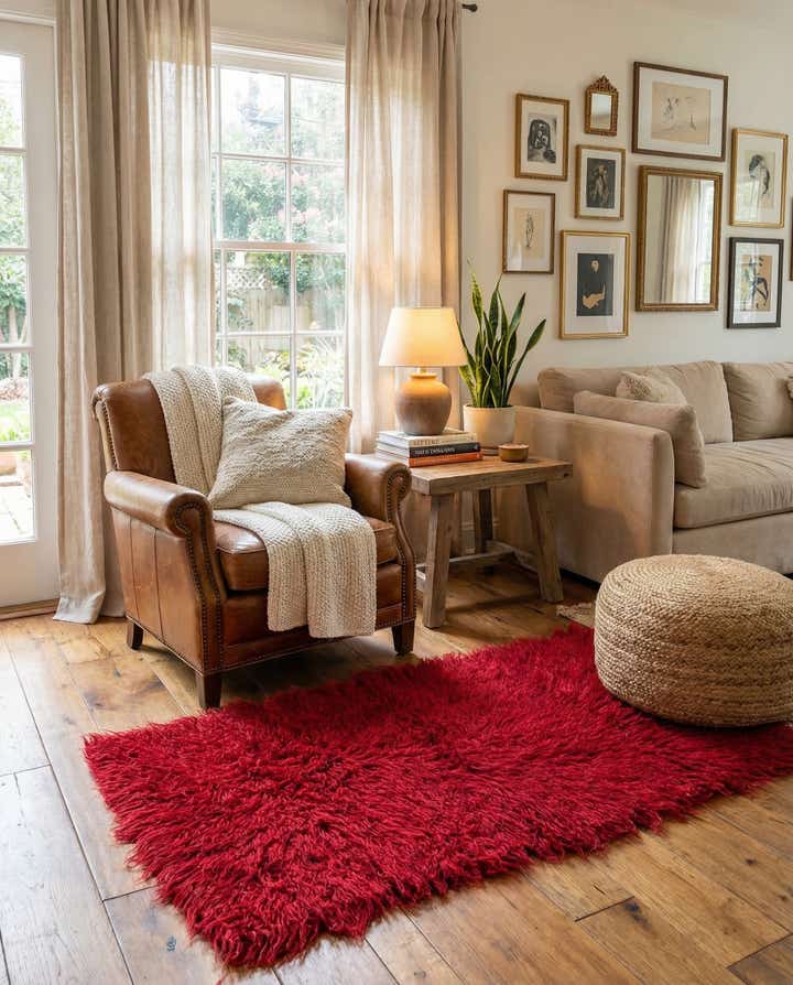 3' x 5' Hand Knotted Moroccan Wool Rug