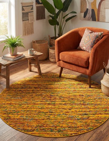 5' 3 x 5' 3 Calypso Round Rug