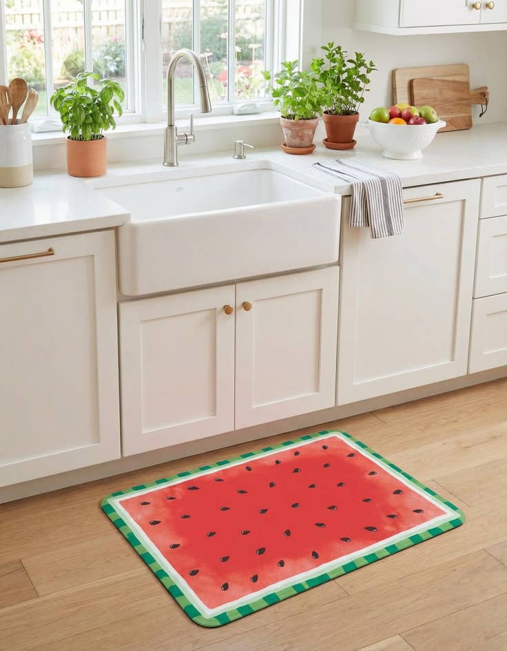 Detail image of 2' x 3' Watermelon Anti-Fatigue Comfort Mat