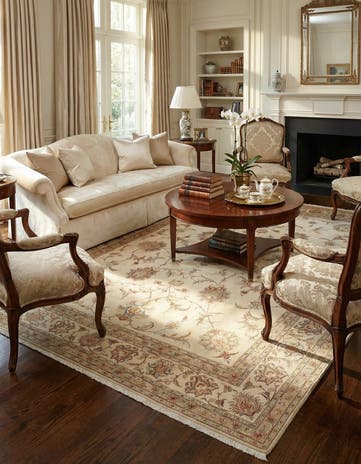 6' 7 x 8' 5 Tabriz Rug