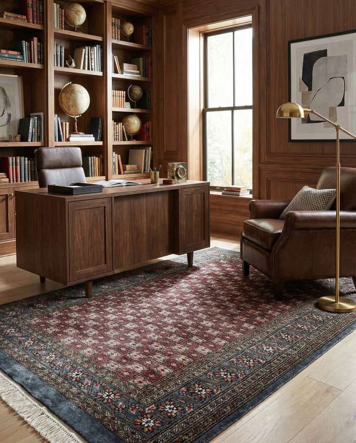 4' 4 x 5' 11 Hand Knotted Bokhara Oriental Rug