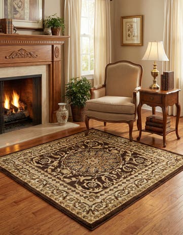 4' x 4' Chateau Square Rug