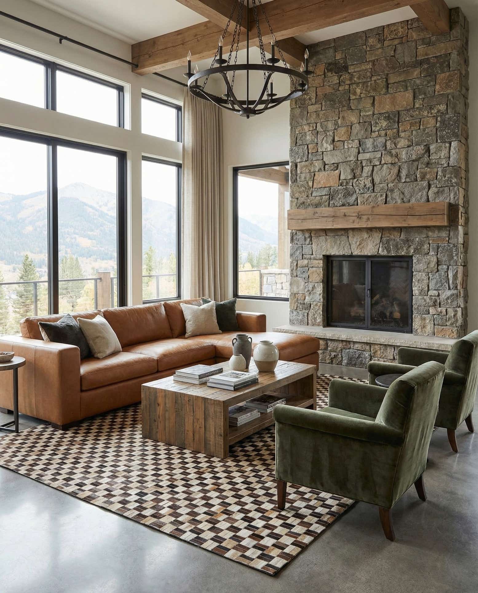 7' 8 x 9' 10 Cowhide - Patchwork Rug