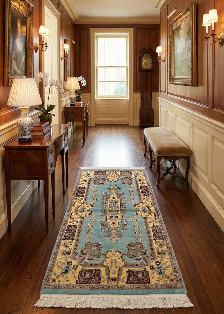 3' 2 x 7' Hand Knotted Bokhara Runner Rug