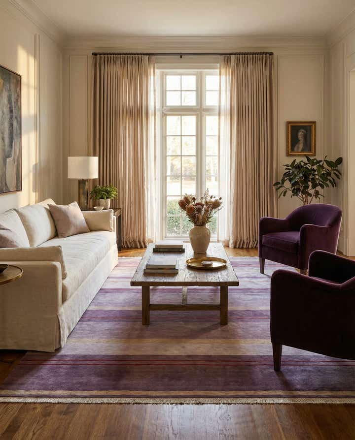 6' 7 x 9' 10 Hand Knotted Darya Wool Rug