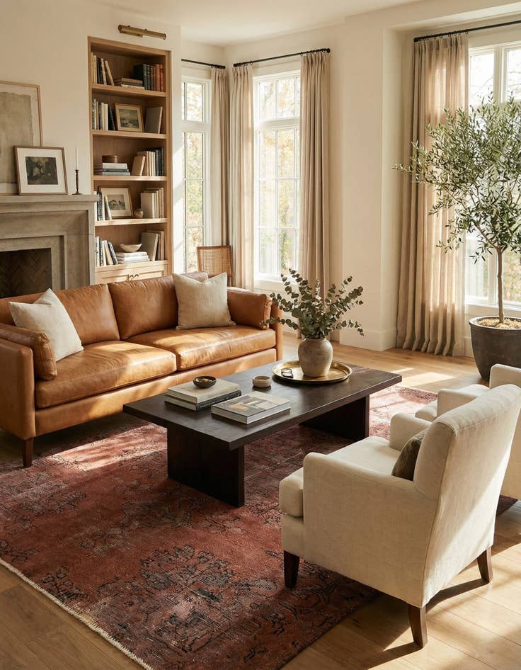 Detail image of 4' 7 x 7' 7 Vintage Rug