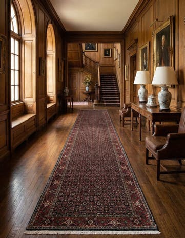2' 9 x 13' Bidjar Wool Runner Rug