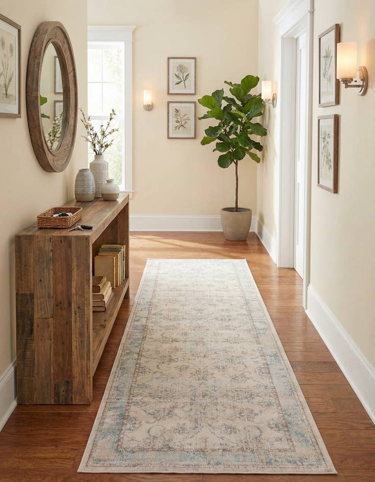 Detail image of  2' 7 x 10' Victoria Runner Rug