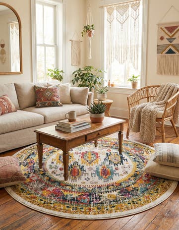 7' 10 x 7' 10 Madeline Round Rug
