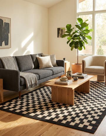 5' 8 x 7' 8 Hand Woven Kilim Modern Wool Rug