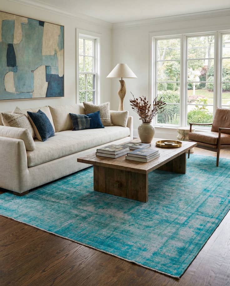 Detail image of 9' 6 x 12' 7 Hand Knotted Ultra Vintage Persian Wool Rug