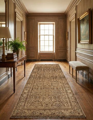 3' 8 x 10' Hamedan Runner Rug