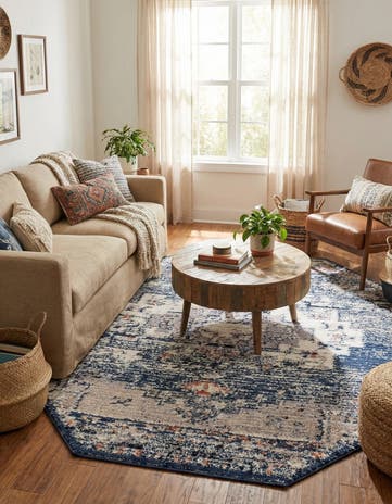 7' x 7' Tucson Octagon Rug