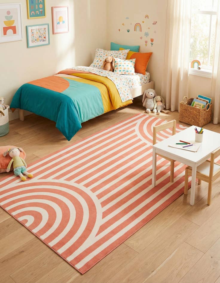 Detail image of 6' x 9' Whimsy Kids Rug