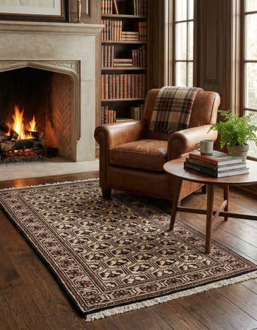 3' x 5' 3 Hand Knotted Ferdos Wool Rug
